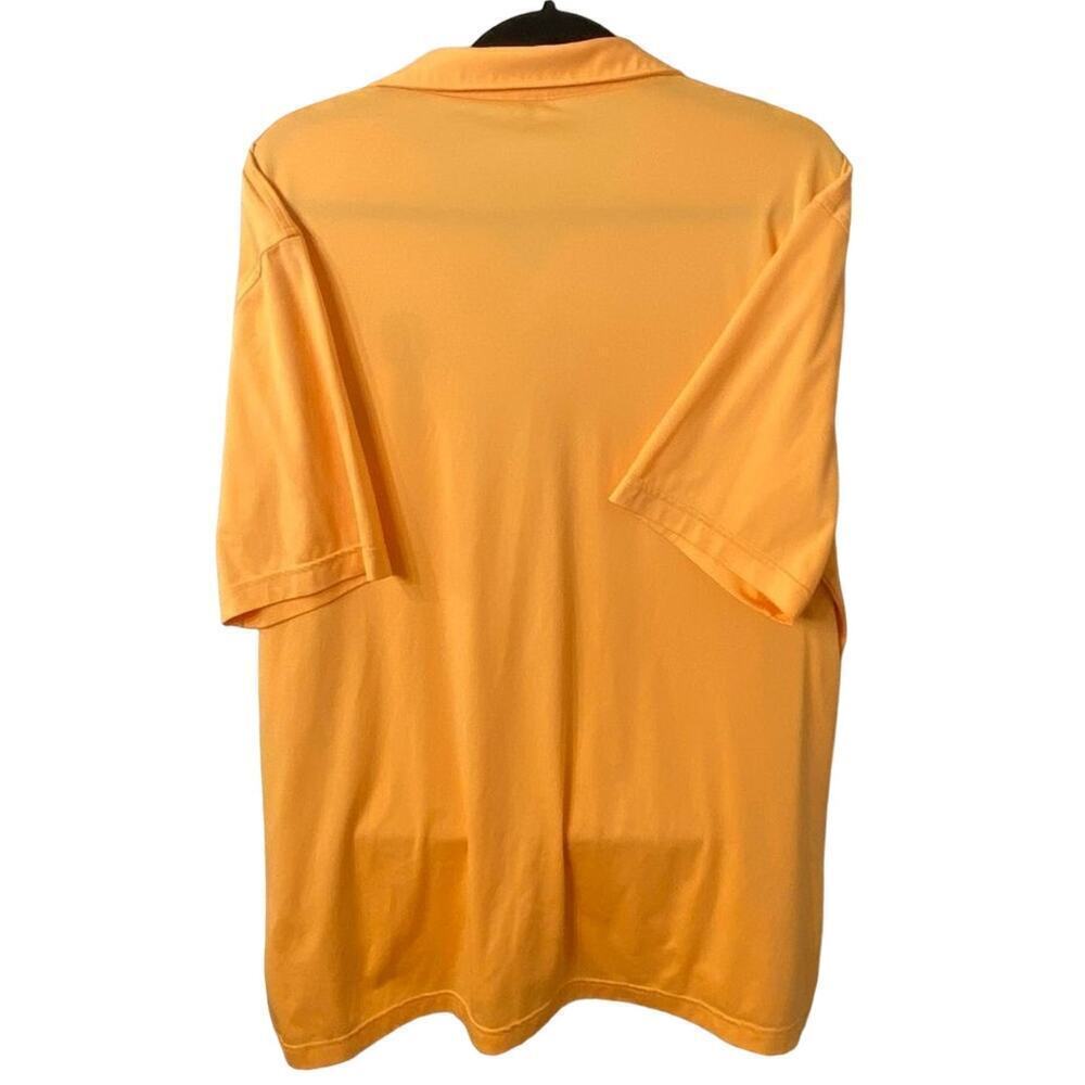 Peter Millar Summer Comfort Short Sleeve Golf Embroidered Polo Orange Size Large - Picture 4 of 4
